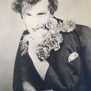 Vintage Black and White Portrait Print